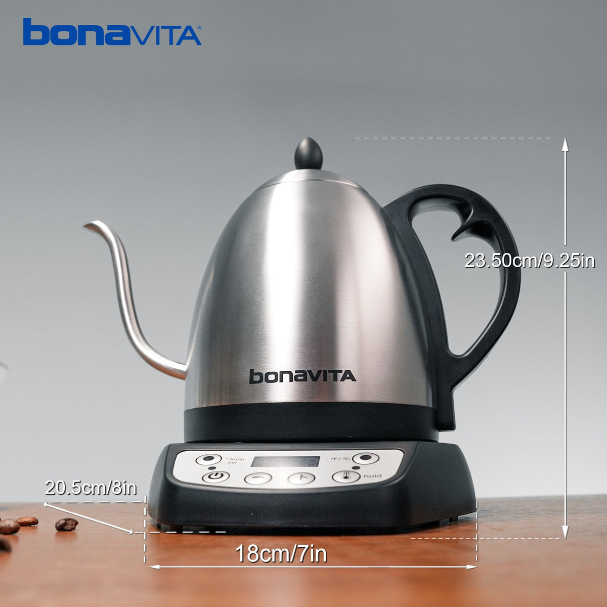 Bonavita Classic 1L Temperature-Control Gooseneck Kettle