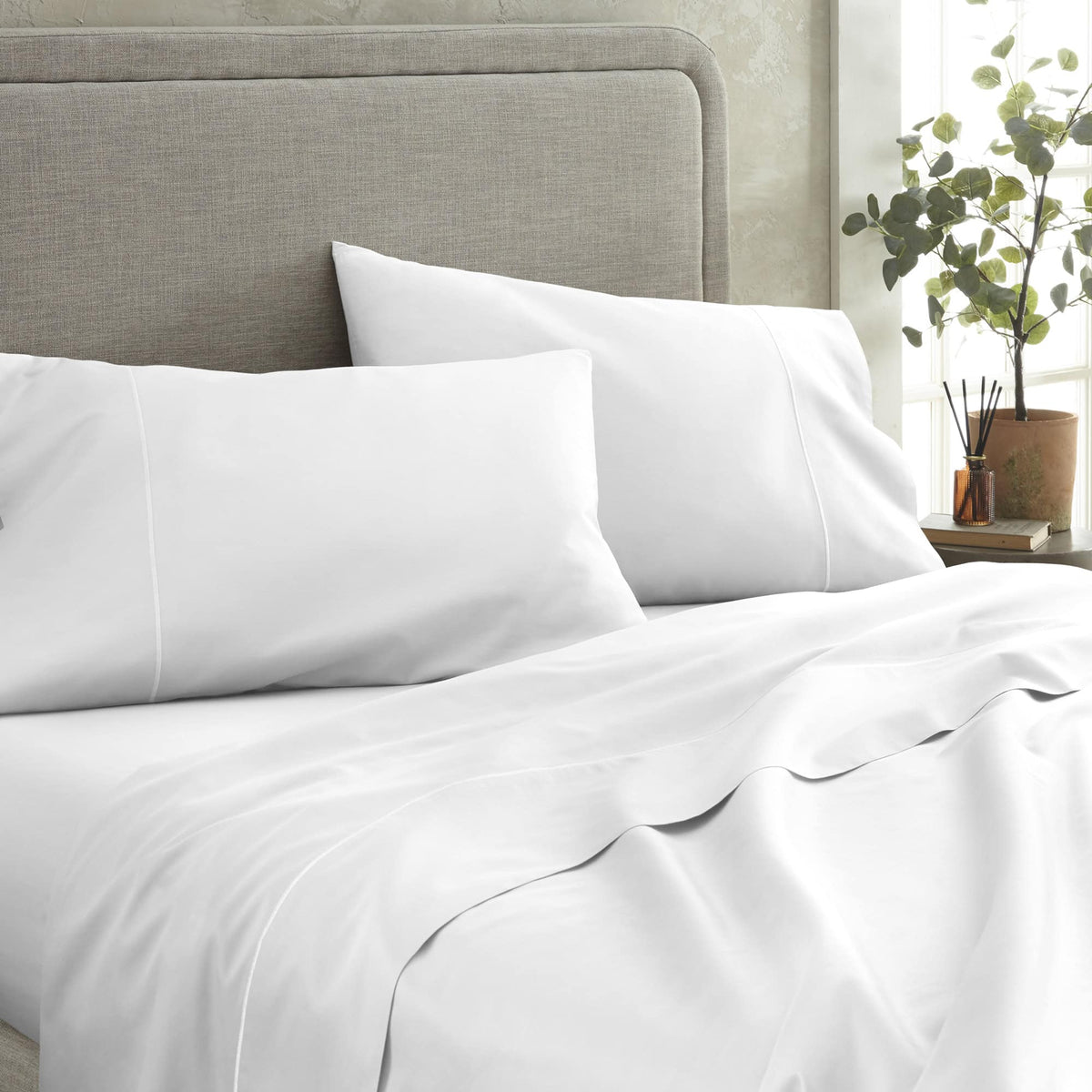 500 TC Sateen Fitted Sheet