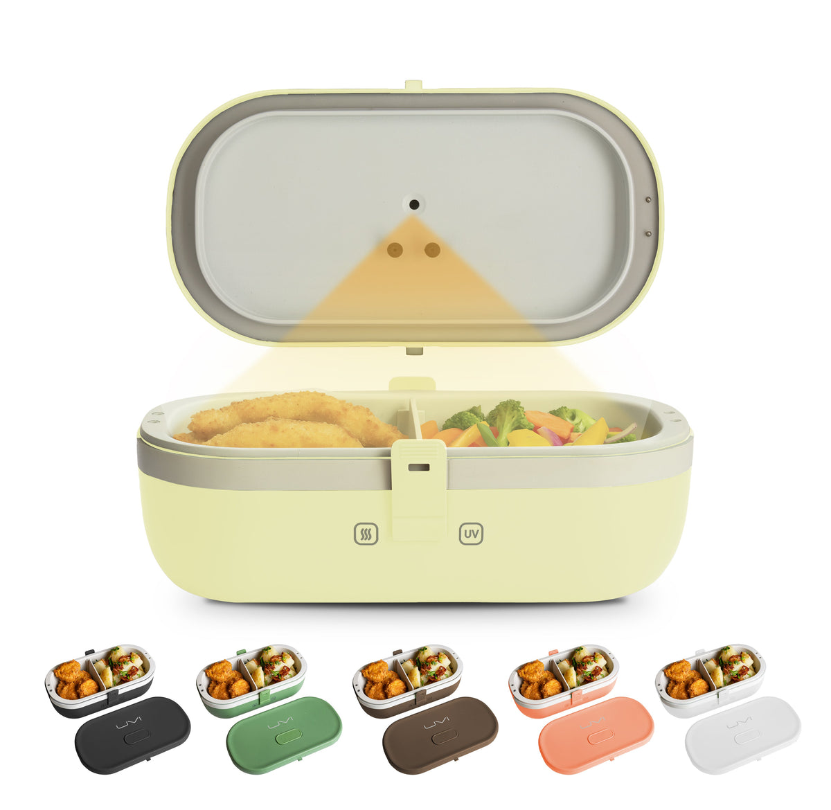 USB-C Self-Heating Lunch Box with UV Sanitizer