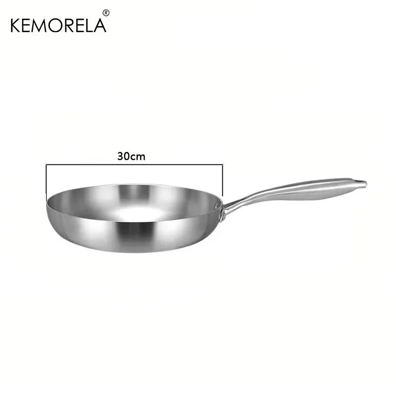 304 Stainless Steel Frying Pan