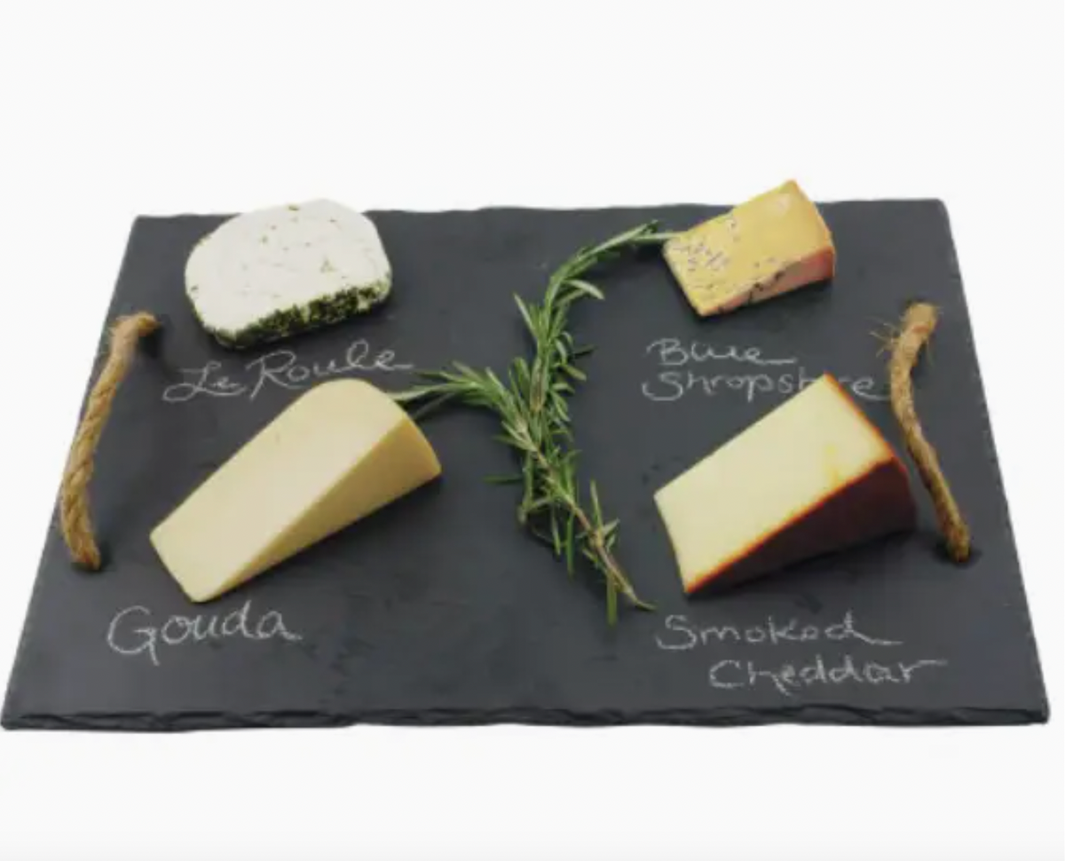 Slate Cheese Board w/ Hemp Handle