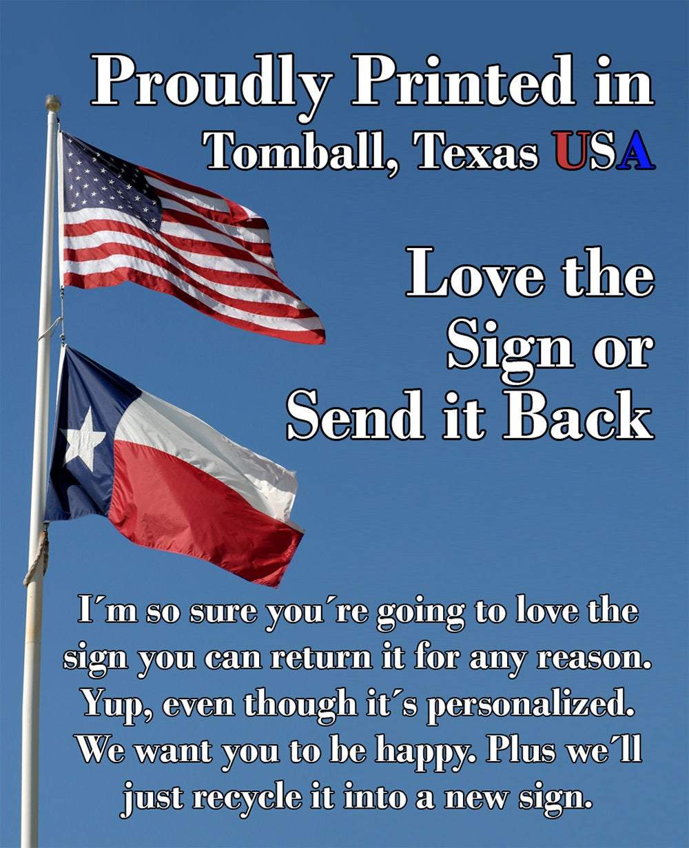 Personalized Soccer Metal Sign