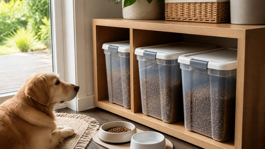 How to Organize Stylish Pet Food Storage