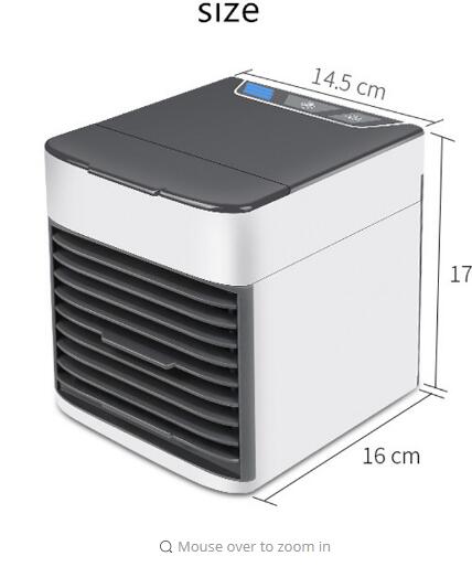 USB Mini Desktop Air Cooler with Humidifier