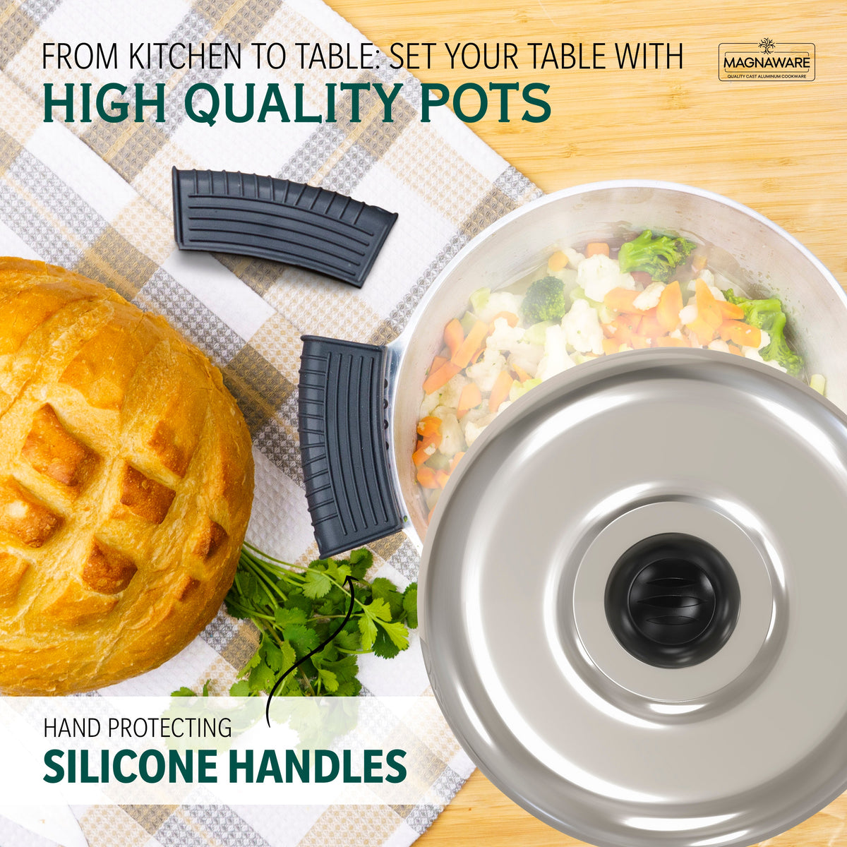 3 Quarts Round Dutch Oven with Lid