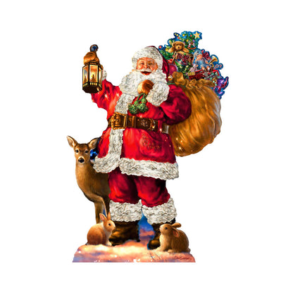 Woodland Santa Wall Door Hanger