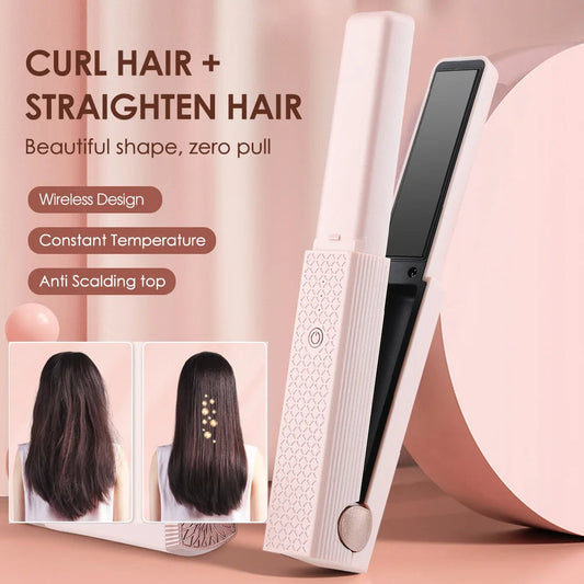 Cordless USB Ceramic Hair Straightener
