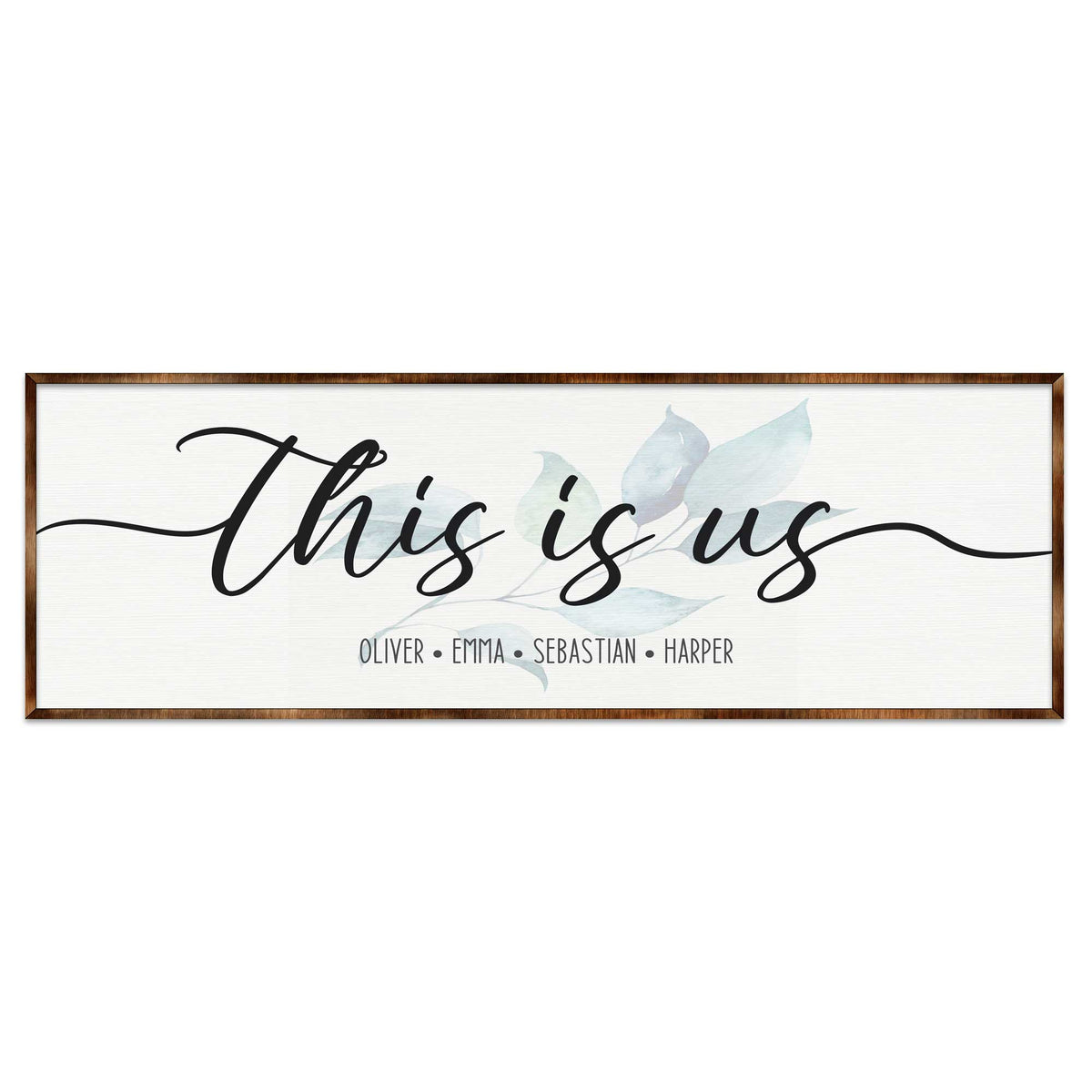 Personalized This Is Us Family Name Sign