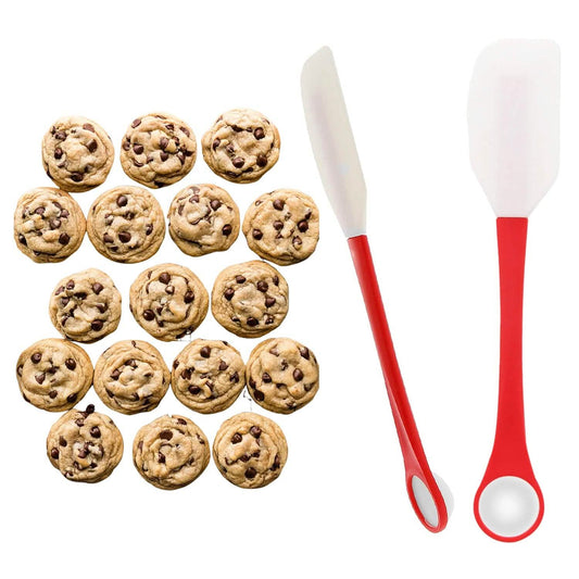 2-in-1 Silicone Cookie Scoop and Spatula