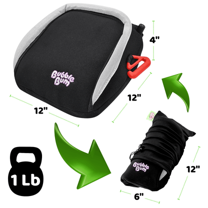 BubbleBum Inflatable Travel Booster Seat, Ages 4–11