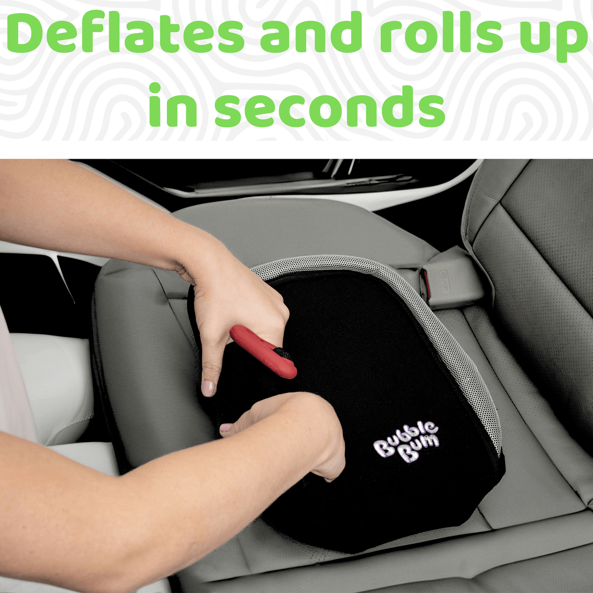 BubbleBum Inflatable Travel Booster Seat, Ages 4–11