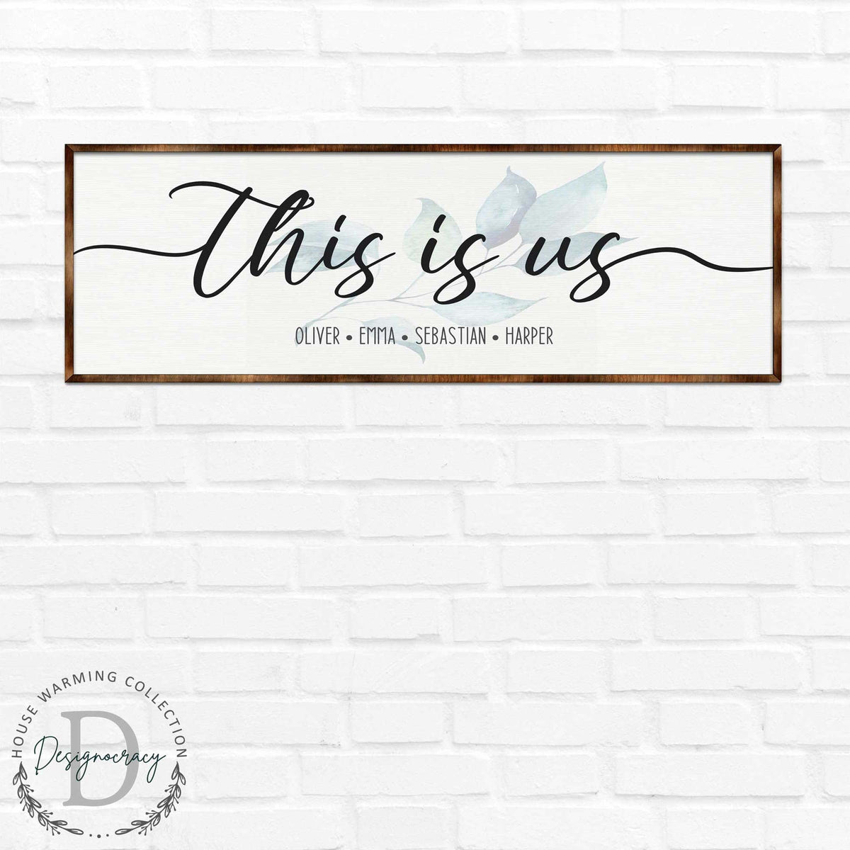 Personalized This Is Us Family Name Sign