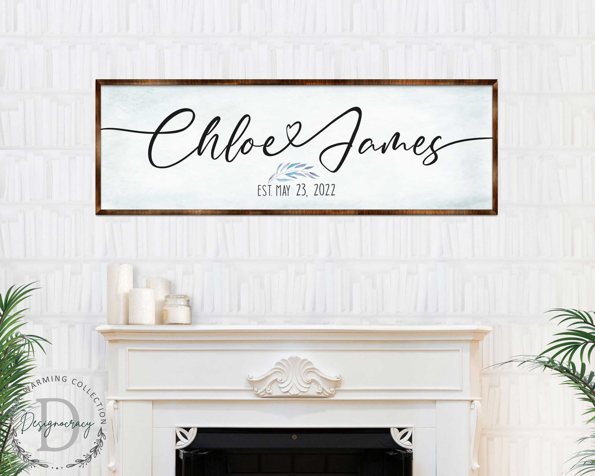 Personalized Family Names Wooden Wall Art