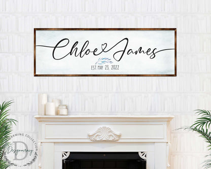 Personalized Family Names Wooden Wall Art