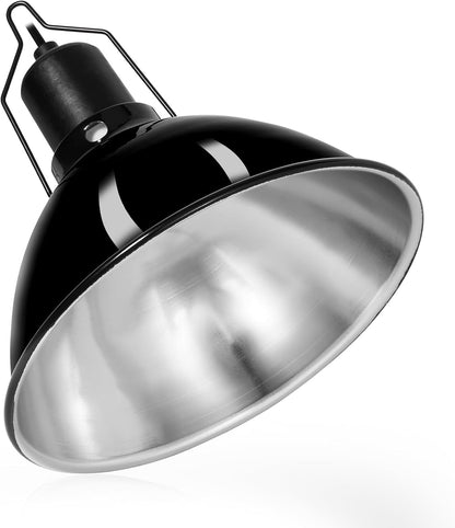 DXOPHIEX Deep Dome Reptile Heat Lamp Fixture