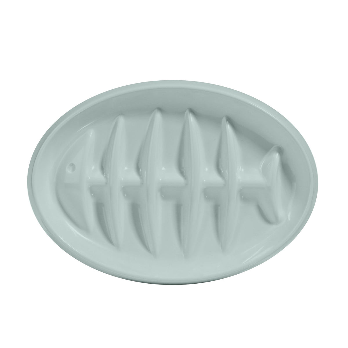 Fishbone Slow Feeder Bowl for Cats & Small Dogs