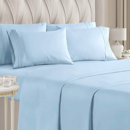 6-Piece Set: Hotel Luxury Bed Sheets