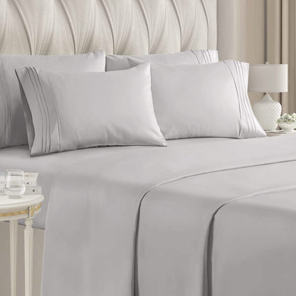 6-Piece Set: Hotel Luxury Bed Sheets
