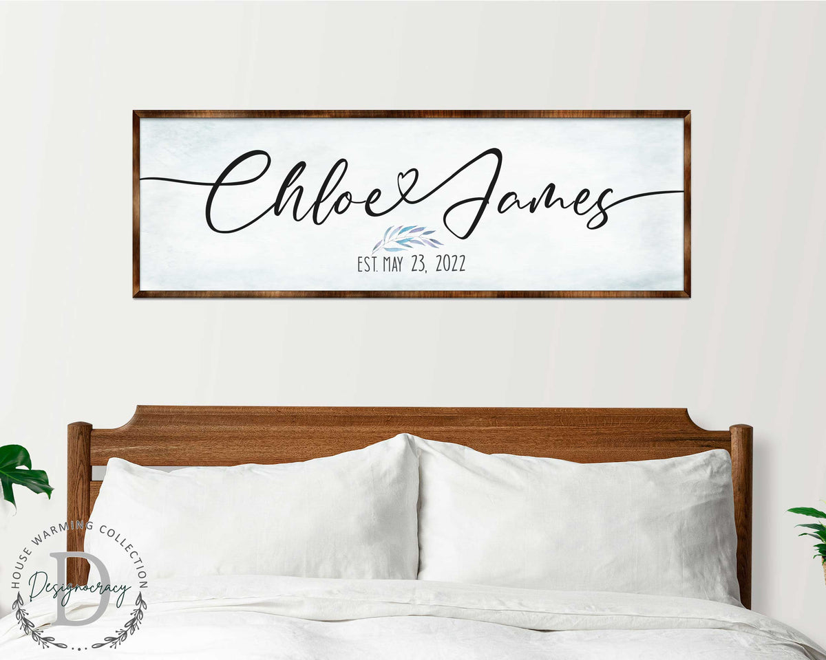 Personalized Family Names Wooden Wall Art