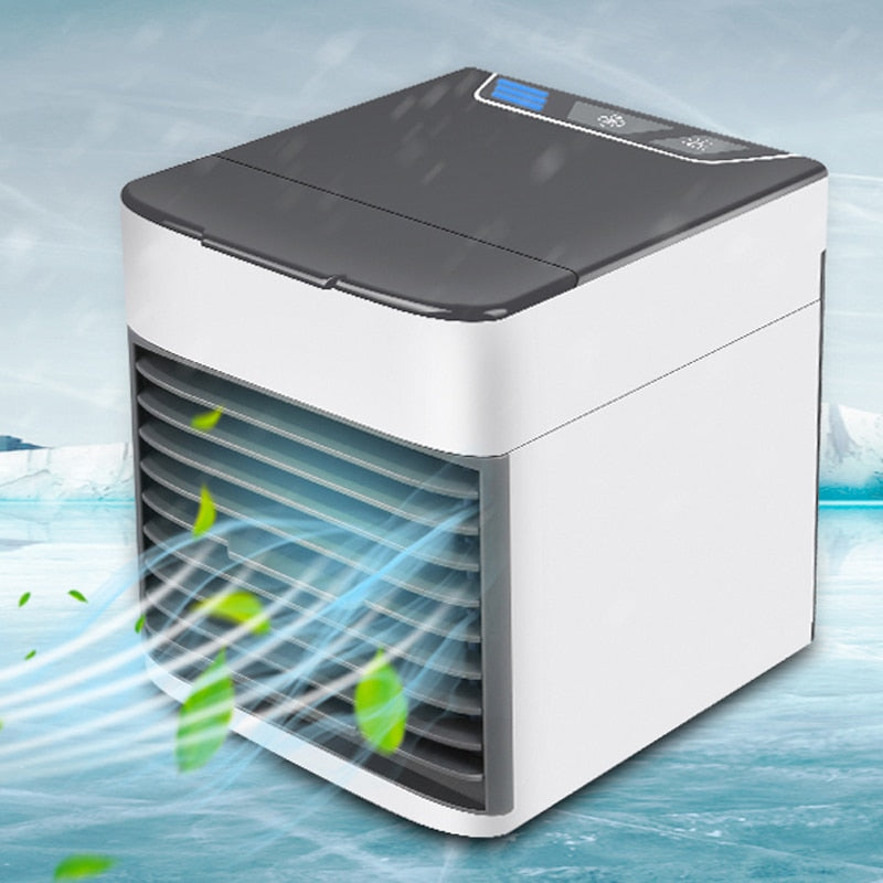 USB Mini Desktop Air Cooler with Humidifier
