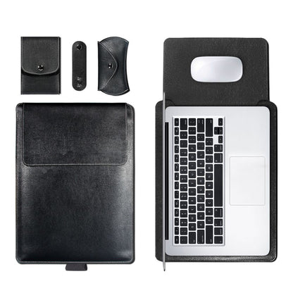 PU Leather Laptop Sleeve with Support Frame