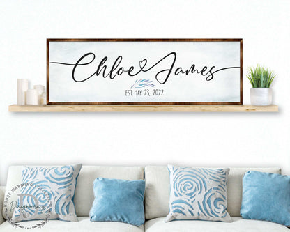 Personalized Family Names Wooden Wall Art