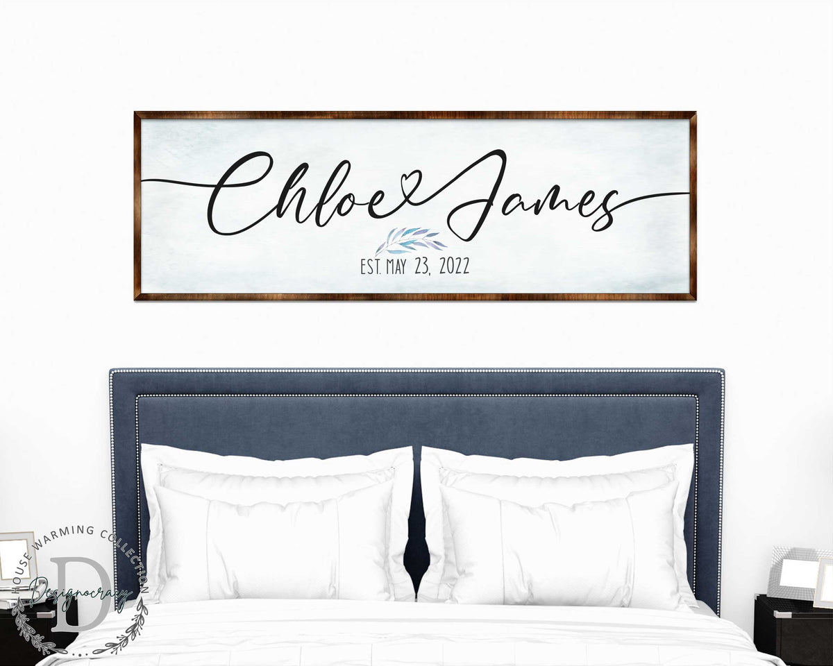 Personalized Family Names Wooden Wall Art