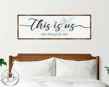 Personalized This Is Us Family Name Sign
