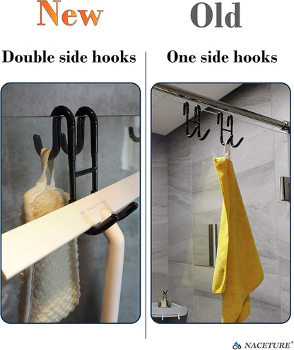 Rust-Resistant Door Mount Shower Hook