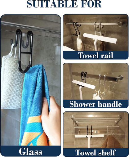 Rust-Resistant Door Mount Shower Hook
