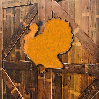 Rustic Turkey Holiday Door Decor