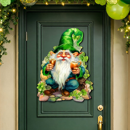 St. Patrick’s Day Gnome Door Hanger