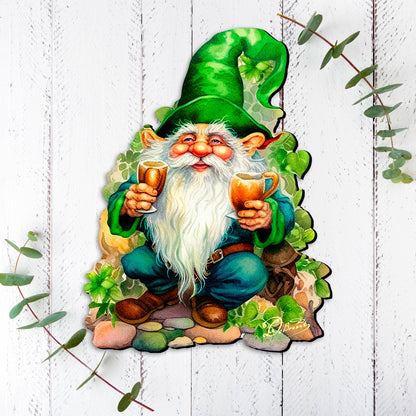 St. Patrick’s Day Gnome Door Hanger