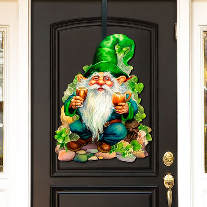 St. Patrick’s Day Gnome Door Hanger