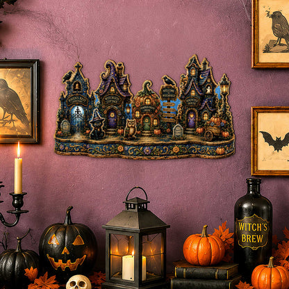Trick or Treat Halloween Wooden Door Hanger