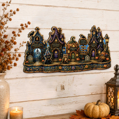 Trick or Treat Halloween Wooden Door Hanger