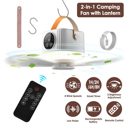 Rechargeable Tent Ceiling Fan