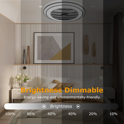 20.5-Inch LED Ceiling Fan with Remote