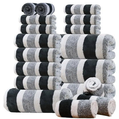 18-Piece Quick-Dry Bath Towel Set