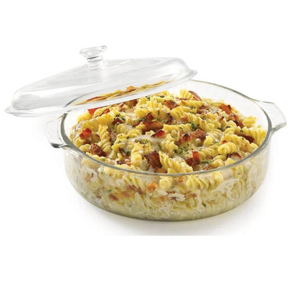 3-Quart Glass Bakeware Casserole Dish Dutch Oven