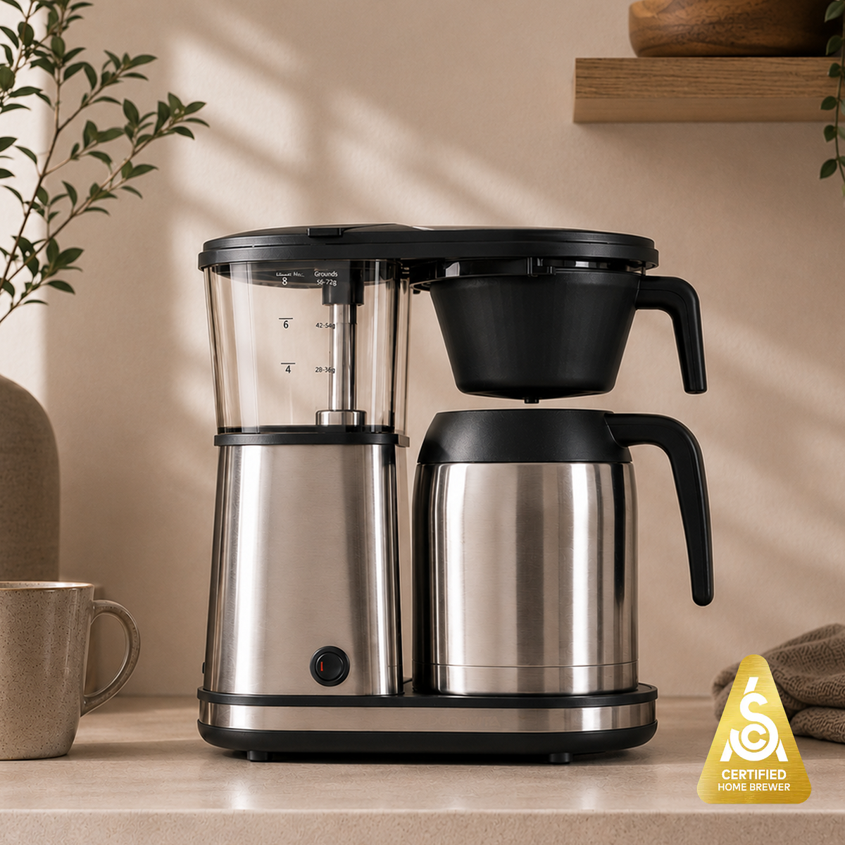 Connoisseur 8-Cup Coffee Brewer with Thermal Carafe