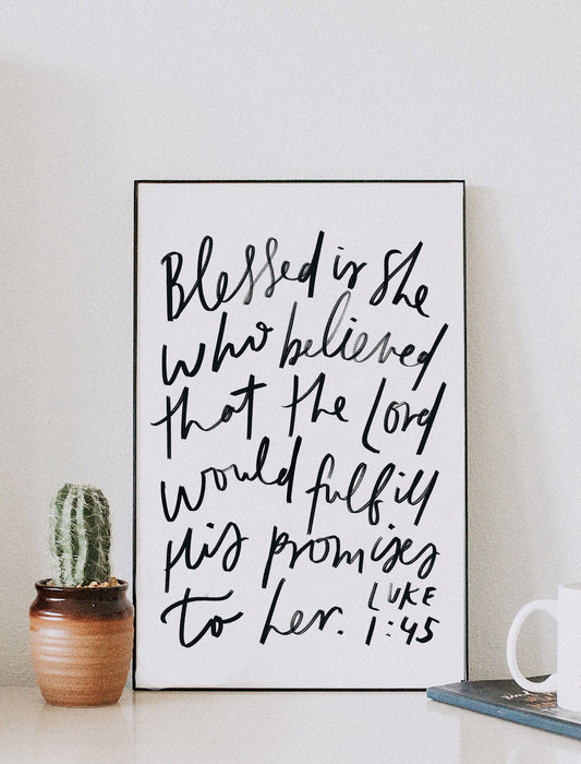 11x17 Blessed Is She