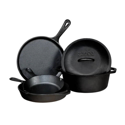 5-Piece Cast Iron Cookware Set