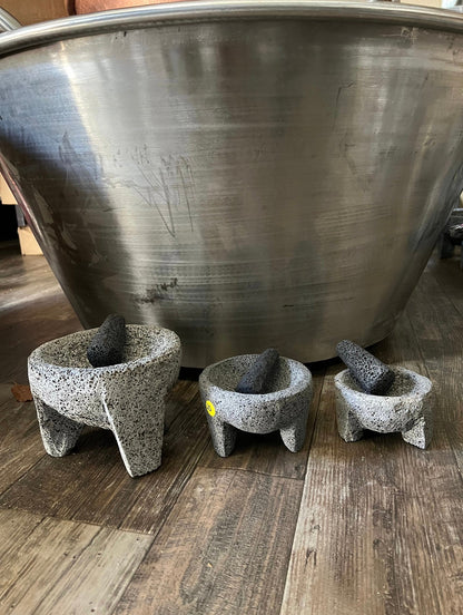 Molcajete Volcanic Stone Mortar and Pestle