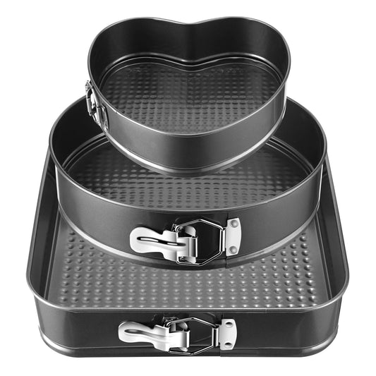 3Pc Non-Stick Springform Cake Pan Set