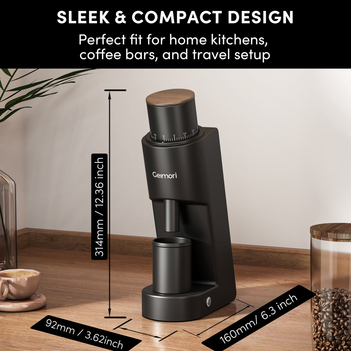 Geimori GU38 Single Dose Coffee Grinder