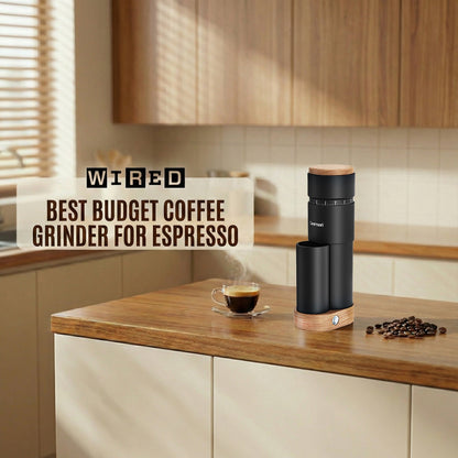 Geimori T38 Plus Portable Coffee Grinder, 38mm Burr