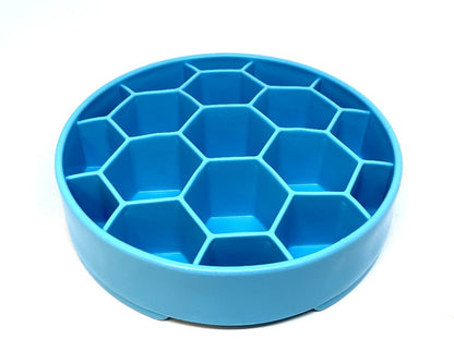 Honeycomb eBowl Deep Slow Feeder Dog Bowl for Enrichment