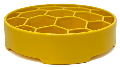 Honeycomb eBowl Deep Slow Feeder Dog Bowl for Enrichment
