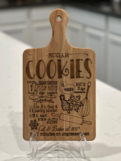 Engraved Recipe Cutting Boards